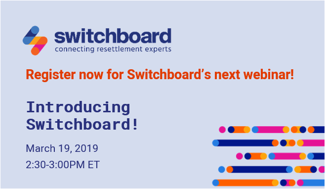 SwitchboardTa's tweet photo. Are you interested in learning about how to use Switchboard's website to access resources? Join us on Tuesday, March 19th from 2:30-3:00pm ET for the webinar Introducing Switchboard! Click here to register: https://t.co/aHOKlY2tii https://t.co/KU6IGoD1Ol
