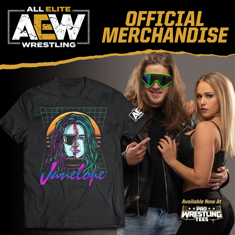 AEW's tweet photo. 🚨#AEW #MerchMonday🚨
T-Shirts for #BestFriends and #Janelope the two newest from #AEW now #PWTEEs
https://t.co/nsSo8ovjGX
@trentylocks
@SexyChuckieT
@JANELABABY
@thePenelopeFord https://t.co/p60Si3JUrG