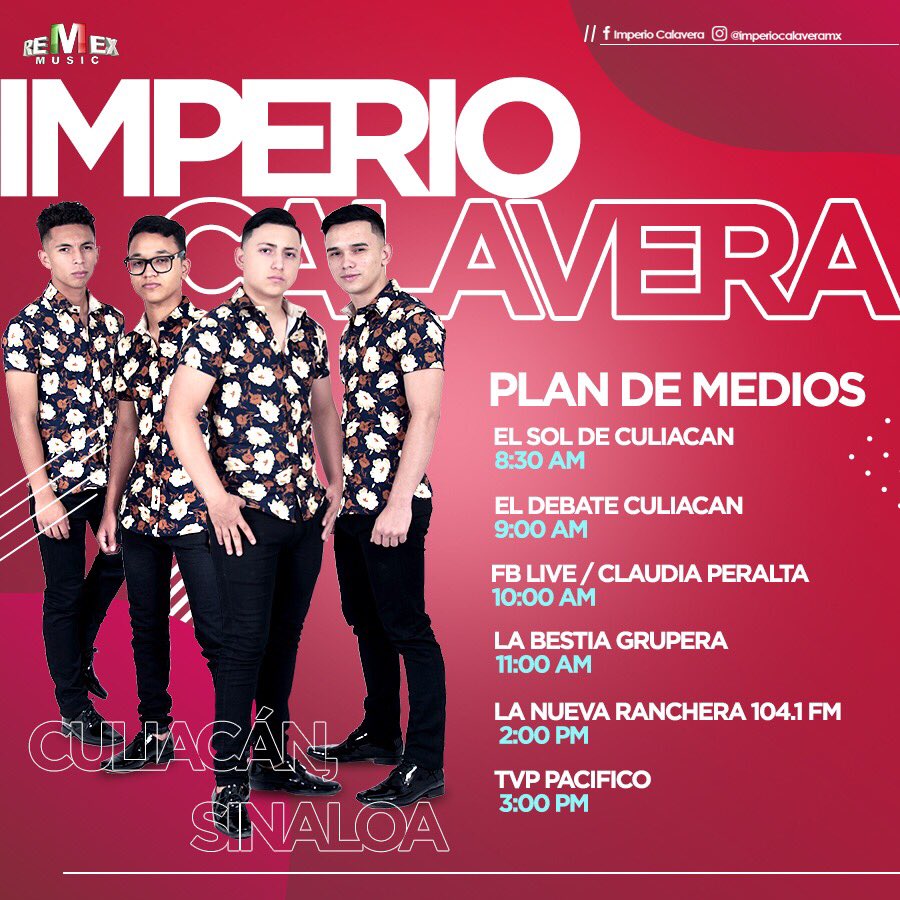 Remex_Music's tweet photo. 💀 @imperiocalaver1 listos desde Culiacán, Sinaloa promocionando su nuevo sencillo #ElPatrocinador 💵 #PuroRemex 🎶

➡️ https://t.co/cCdy8ZRc9l. https://t.co/MnOdb1yD7w