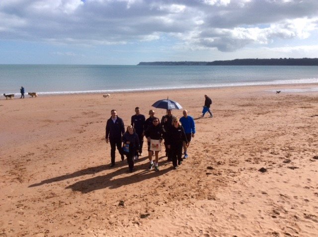 TorbayOnTheMove's tweet photo. We love a walking meeting when the sunshine comes out in Torbay with our friends from @ParkwoodLeisure @LeisureLEX @Unitedresponse @activedevon we spent the time talking about improving sports opportunities for people with disabilities #BigDevonMarch https://t.co/FYGYI1qzMB