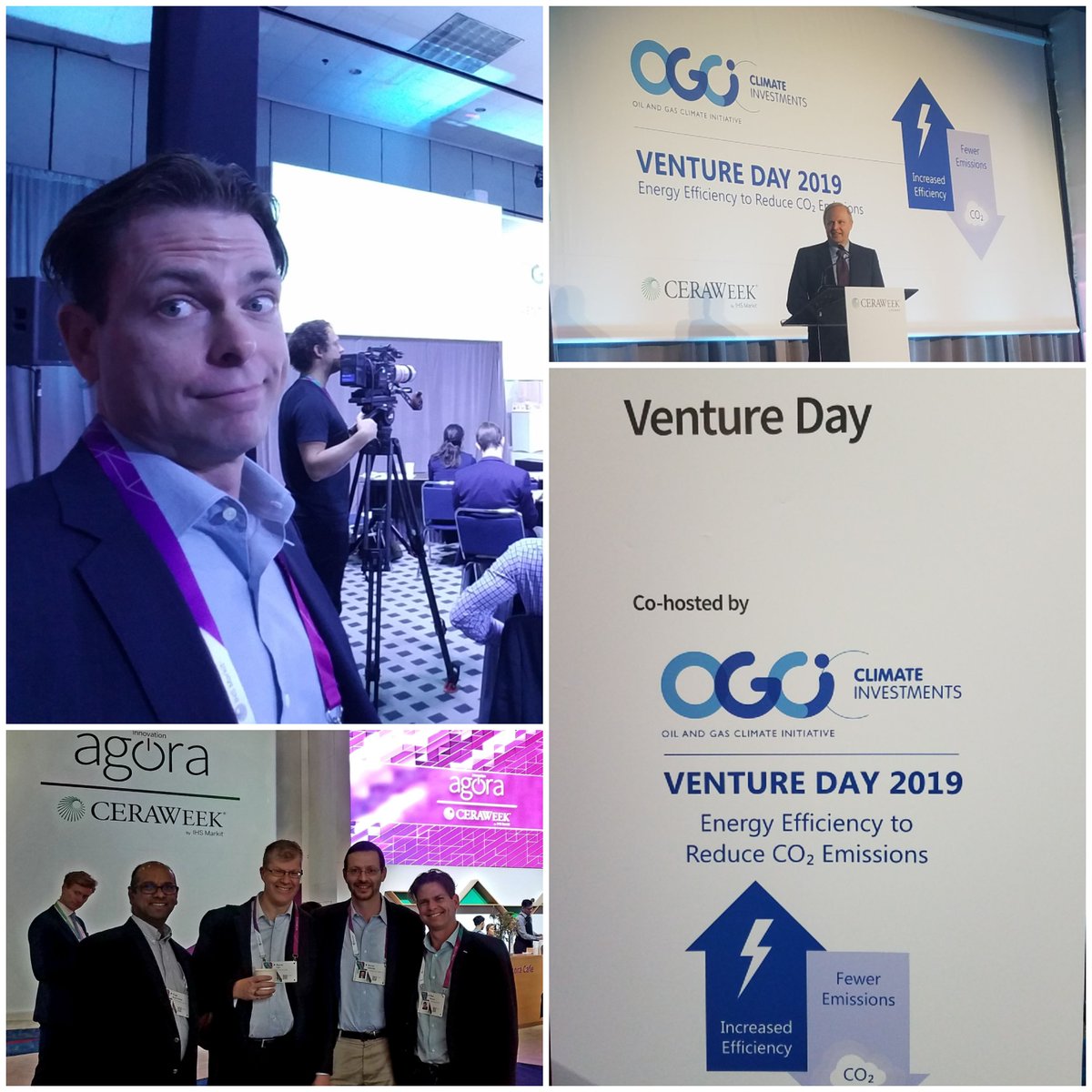 Great to hear @BP_plc CEO share how O&G plan to adapt, adopt and change @CERAWeek with @cicinvest team.  With the new OGCI vehicle, I believe them this time 😁 Thanks to #2019ventureday #ogcinews and @IHSMarkit for pulling together!
