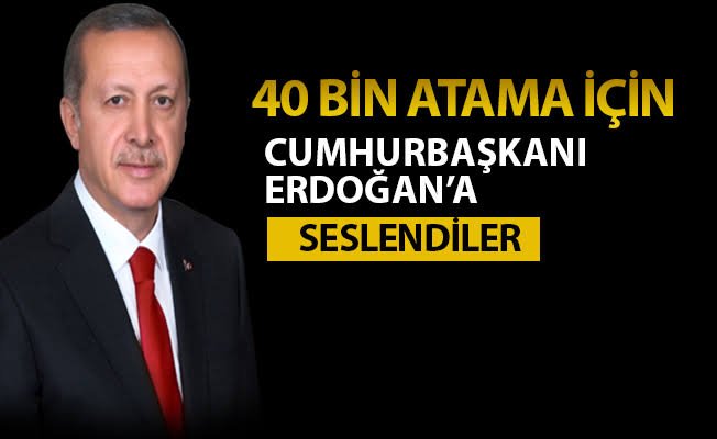 #ÖğrtmnAtaması40BinOlsun

👉👉 414.000 atama bekleyen öğretmen. 

👉👉 144.000 öğretmen açığı (<a href="/EgitimBirSen/">Eğitim-Bir-Sen</a> )

👉👉 74.000 ücretli öğretmen görevlendirmesi.

Ve

Mağdur olan yüzbinlerce atama bekleyen öğretmen. 

@RT_Erdogan

<a href="/ziyaselcuk/">Ziya Selçuk</a> 

@hmzaydg 

<a href="/safran1958/">Mustafa SAFRAN</a>