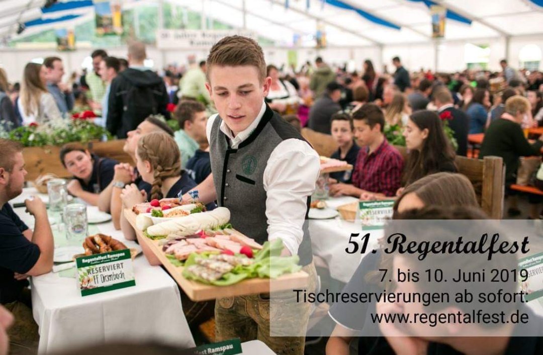 ### Auf geht's zum 51. #regentalfest ###

Ab sofort könnt ihr euch euren Platz auf dem 51. Regentalfest von 7. bis 10. Juni 2019 sichern - besucht uns unter regentalfest.de 🥰🤩