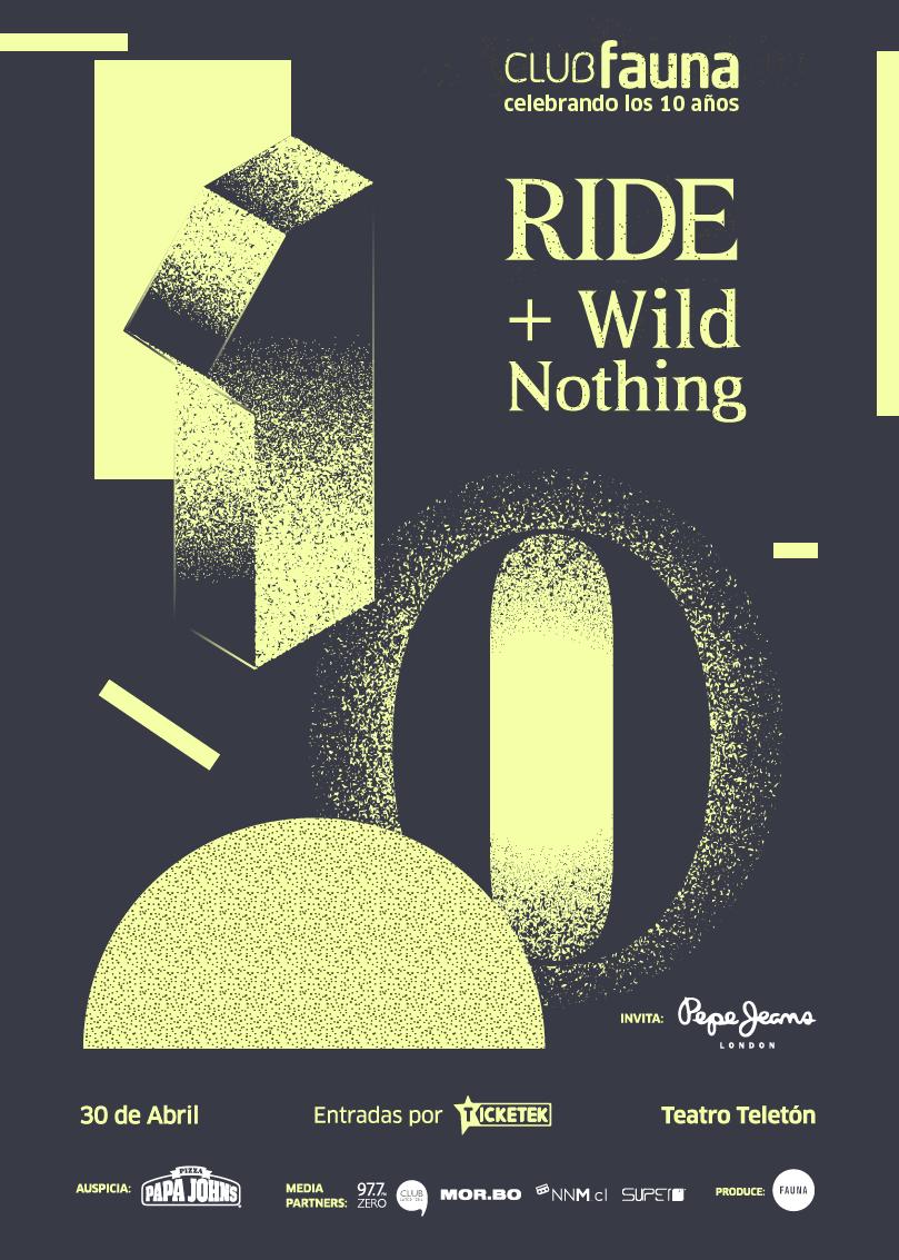 CLUBFAUNA's tweet photo. 🎉 #ClubFauna cumple 10 años y vamos a celebrarlo todo el 2019 🎉
Van a ser tres fechas de fiesta y la 1era es… 💥 @rideox4 + @WildNothing 💥
➡ Entradas HOY al mediodía por @TicketekChile
¡Sigue a esta cuenta para estar atent@ a todos los detalles! https://t.co/fBdTyIb4ii