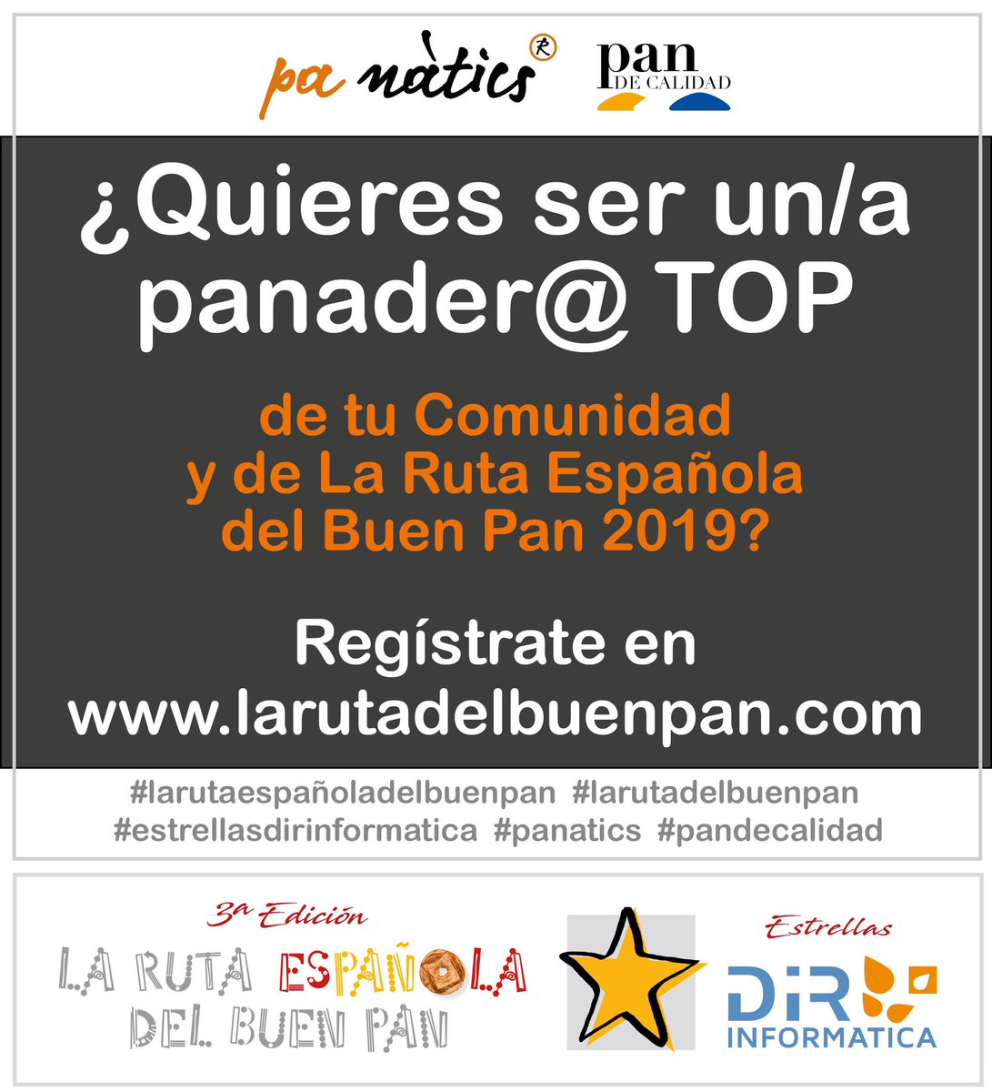Panatics_web's tweet photo. Todo preparado!!! Regístrate y participa @pandecalidad @DIRBCN @Albert_Craus @CEOPAN1 #larutadelbuenpan #LREDBP #pandecalidad https://t.co/ikpT8pHCLu