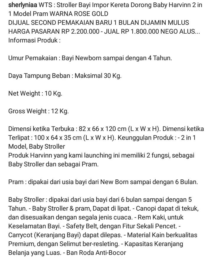 lyniiaa's tweet photo. #harvinn #stroller #babystroller #pram #keretabayistrollermurah #strollerdorongbayi #keretadorongbayistroller #strollermewah #keretabayi #kursistrollerdorong #keretadorongbayimurah
#keretabayisecond
#strollersecond 
#jualstrollertangerang
#jualkeretabayitangerang https://t.co/qV49HM3toU