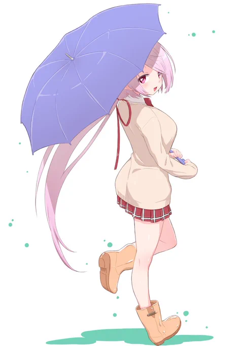 長靴でお出かけする椎名さん #しいなーと 