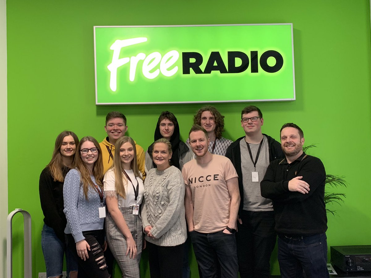 Exciting morning at Free Radio HQ with @JohnDalziel @jdfreeradio @theproducertom @CashforKidsFree @Roisin_Radio @ProducerPaul_  can’t wait for the release of our music video!            Make sure you follow us for updates! 🎬🎸 #lightyourfire