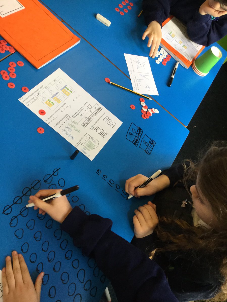 We have had a brilliant maths lesson this morning using the counters to share equally!