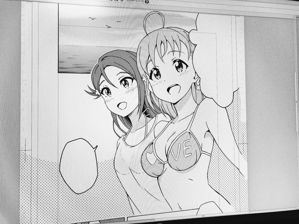 ちかりこ原稿進歩
千歌ちゃんの水着姿描くの楽しい('-'*) 