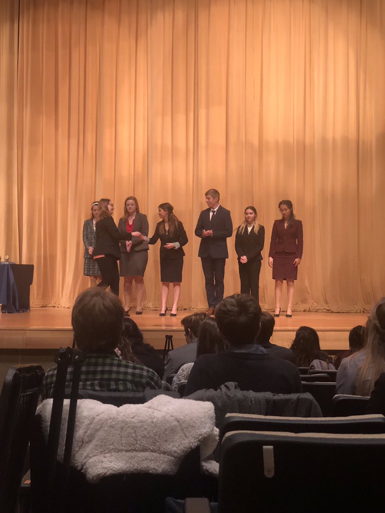 Last weekend on Friday, March 1st, two of our speechers went to Elkhorn South for a little extra practice before districts. Congratulations to both of them!
HUMOROUS: Reed L. receives 6th place with Alyssa R. in 5th place
SERIOUS: Reed L. placed 6th and Alyssa R. placed 5th