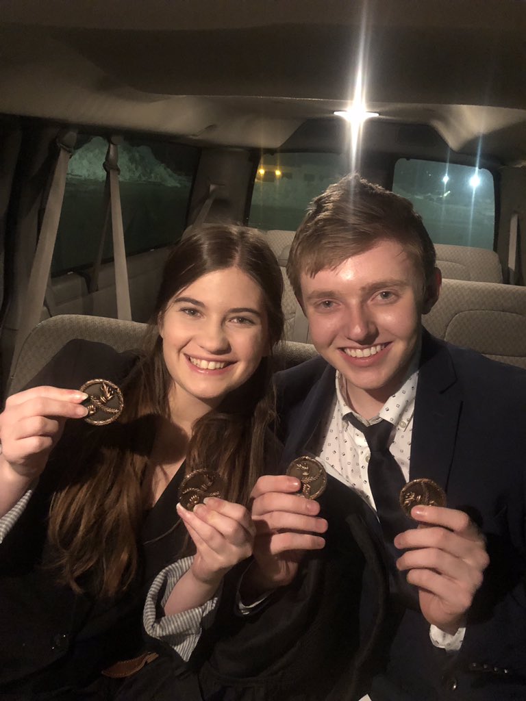 phs_speech_team's tweet photo. Last weekend on Friday, March 1st, two of our speechers went to Elkhorn South for a little extra practice before districts. Congratulations to both of them!
HUMOROUS: Reed L. receives 6th place with Alyssa R. in 5th place
SERIOUS: Reed L. placed 6th and Alyssa R. placed 5th https://t.co/x9ywIPOJat