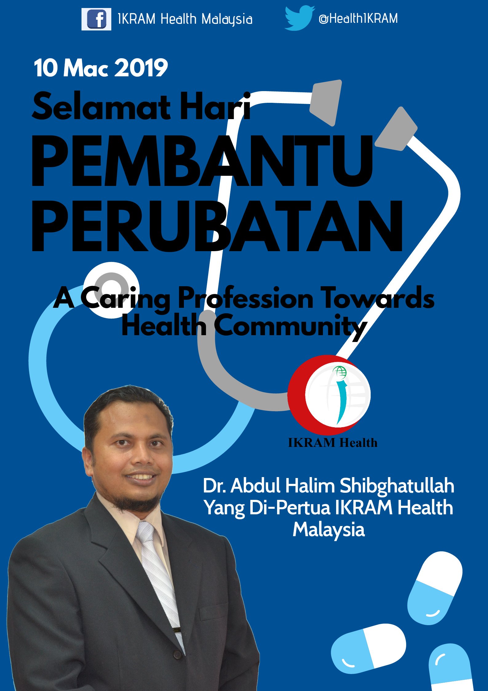 Ikram Health Malaysia On Twitter Tidak Terlewat Untuk Kami Ucapkan Selamat Hari Pembantu Perubatan Kepada Ahli Dan Khususnya Semua Warga Pembantu Perubatan Yang Telah Banyak Berjasa Kepada Komuniti Rakyat Malaysia Ikramhealthmalaysia
