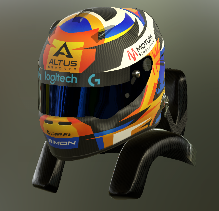 AE_L8AP3X's tweet photo. Love my new lid @ILiveries. Can't wait to race it for the first time at the @NEOendurance @24hoursoflemans.
#iracing #helmet #simporn #altus https://t.co/xhACnLThVq