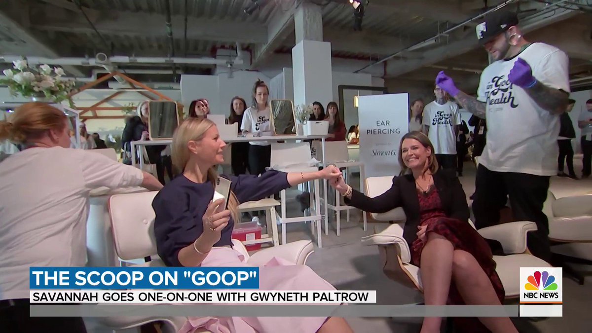 Today On Twitter Did Gwynethpaltrow Take A Break From Acting Savannahguthrie Spent A Day With The Oscar Winner And Ceo To Talk About Her Acting Future And Goop Their Time Together Took