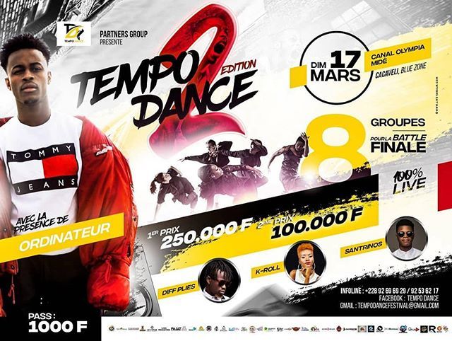 Rendez-vous le 15-16-17 Mars à Lomé 🇹🇬 pour le Festival Tempo Dance ça va fait pitié 🔥🔥🔥 #teammagicfeet #teampiedmagic #toujour225🇨🇮 #couperdecaler ift.tt/2F5Rtaz