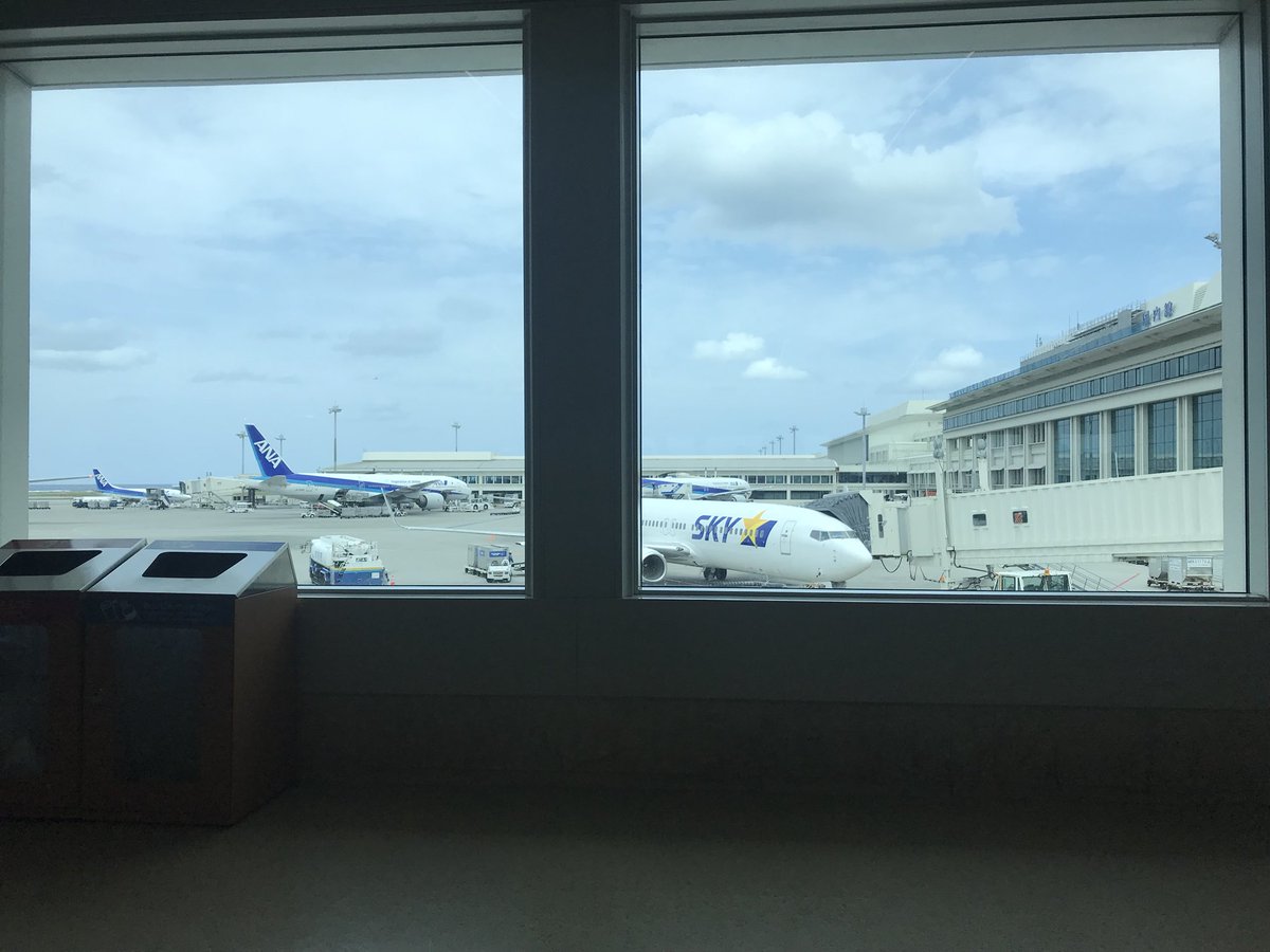naoclov's tweet photo. 那覇→羽田
首里城で迷子になったけど空港食堂で沖縄そば食べれる時間に到着!
写真は神戸行きのスカイマーク
修行する前はスカイマークよく乗ってた。
#JGC2019 #JGC修行 https://t.co/D6xuxLMq6B