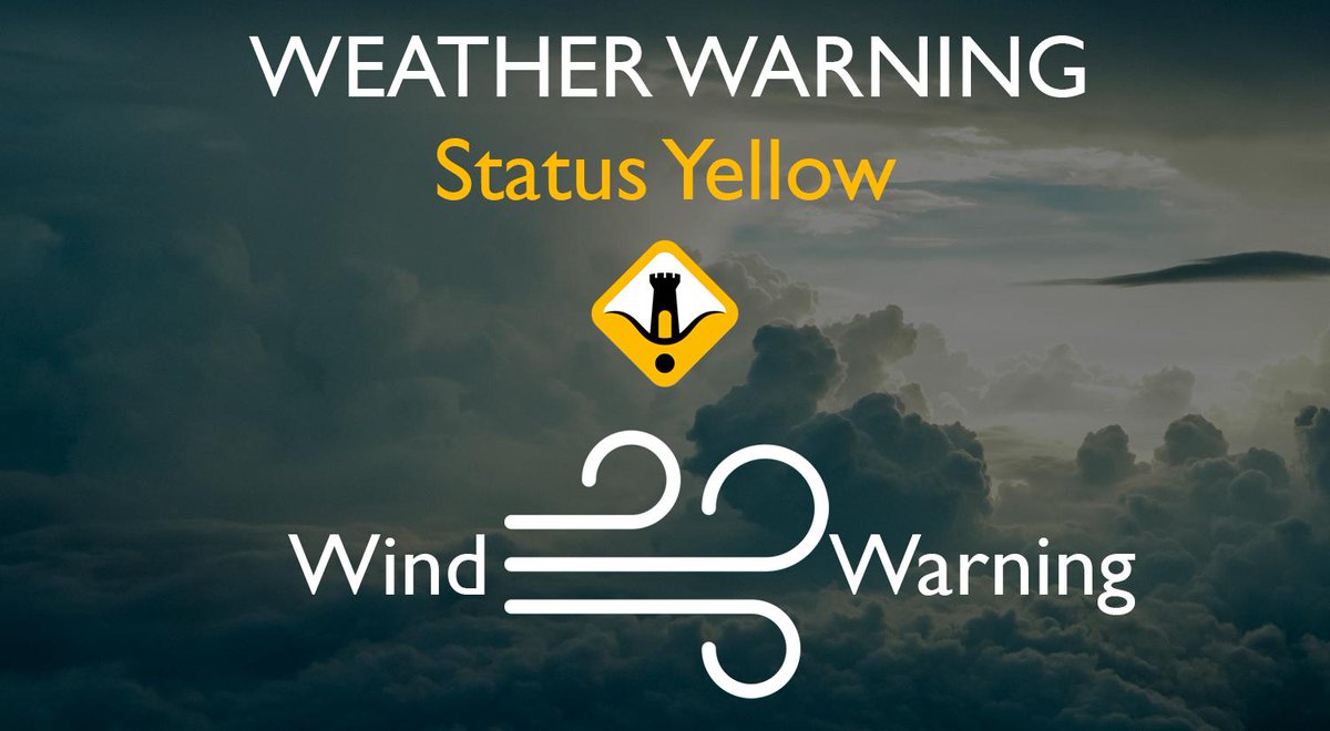 CorkSafetyAlert's tweet photo. Met Éireann have issued two status yellow weather warnings for #Cork.

A status yellow warning for Wind has been issued Nationwide.

A status yellow warning for Rainfall has been issued for Cork.

Read more: https://t.co/kESRkXKXlG https://t.co/GODdqkV3dE