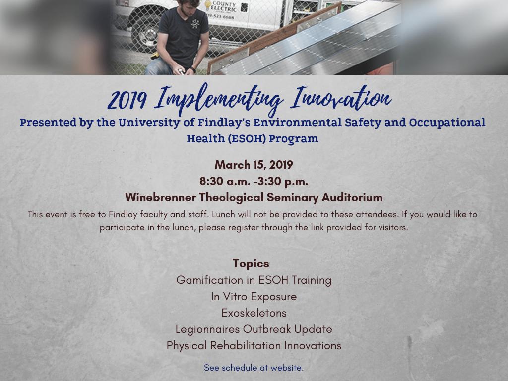 ShaferLibrary's tweet image. Check out today&apos;s 2019 #ImplementingInnovation Conference in WTS!