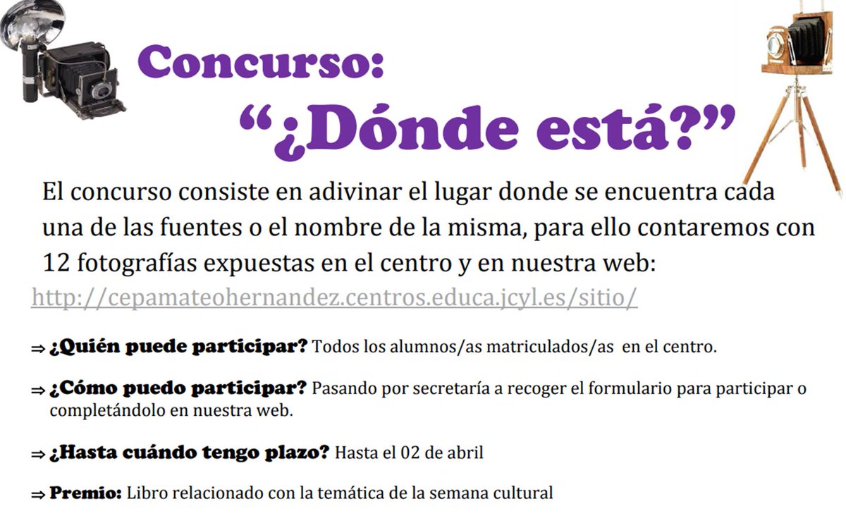 Semana Cultural en el CEPA Mateo Hernández
El agua es vida