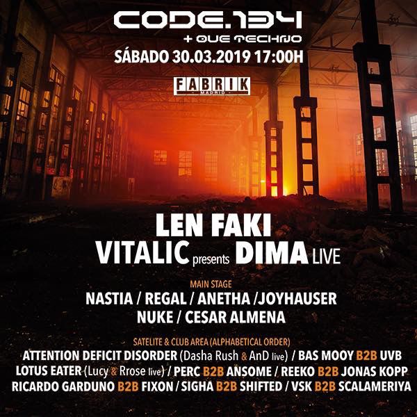 fabrikdiscoteca's tweet image. “RT” &amp;amp; ven gratis a Code 134‼️
#sorteo