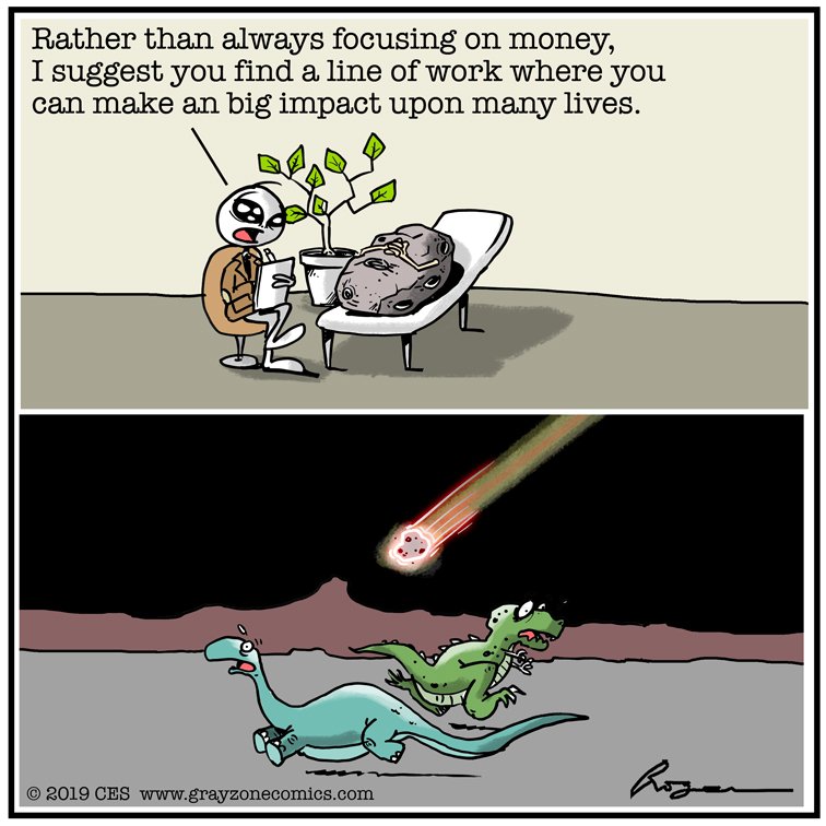 Roger Phillips and Sara Carbone on X: "Stone Cold #aliens #dinosaur # dinosaurs #trex #asteroid #meteor #extinction #psychology #work #job  #profession #professional #psychologist #doctor #rewarding #comics #humor # funny https://t.co/0B9cLxzrrG" / X