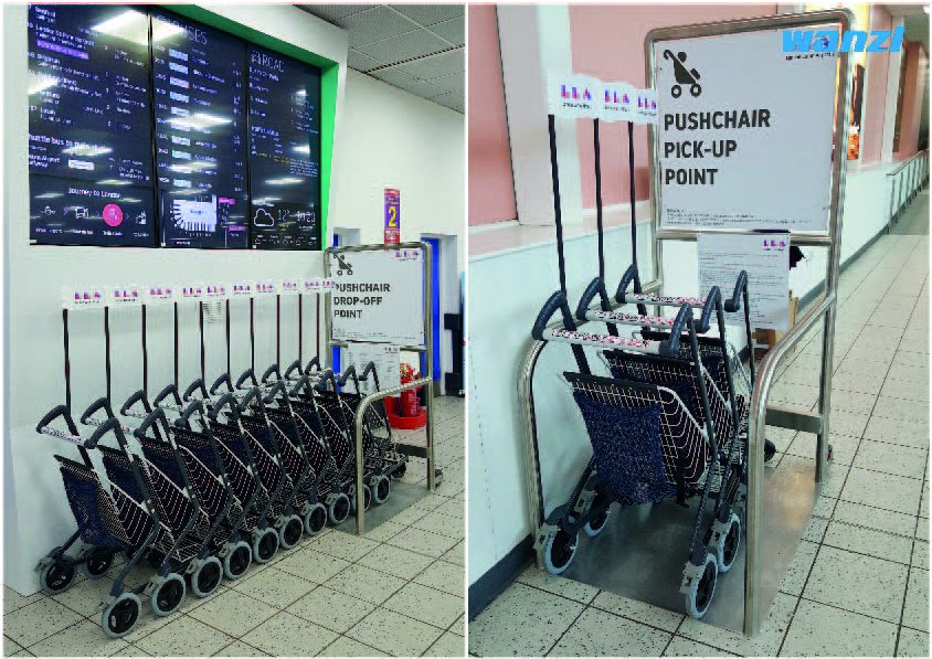 Wanzl are pleased to have supported the implementation of Kiddo’s and Kiddo bays (with graphics), to support in delivering a great passenger assistance service at London Luton Airport. #WanzlUK