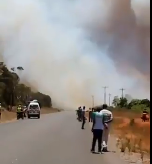 UzalendoNews_KE's tweet photo. ALERT, FOREST FIRE:
.
Fire has engulfed the Arabuko Forest in Malindi. @KenyaRedCross @HonJumwa #arabuko #Kenya https://t.co/VV9exGa9HW