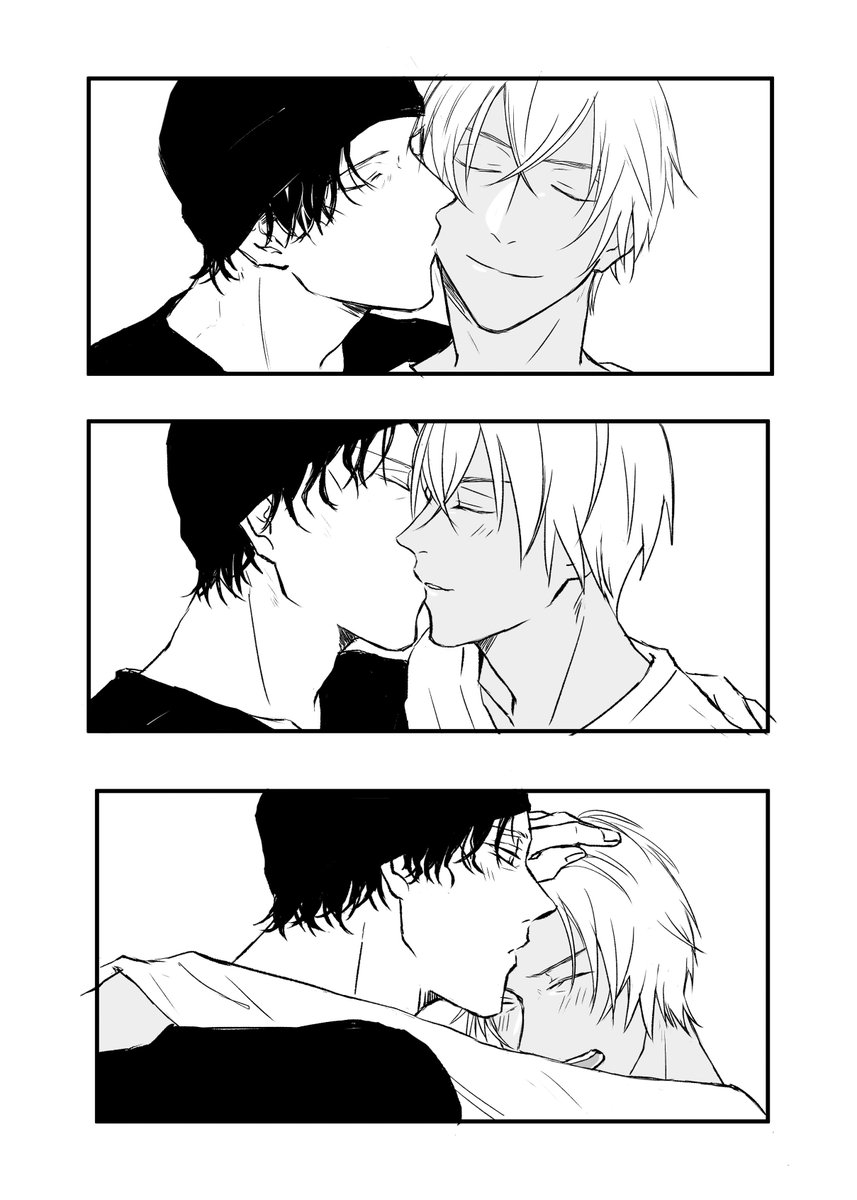 kiss me.  赤安 