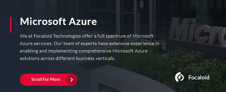 focaloidInc's tweet photo. An ever-expanding set of cloud services, #MicrosoftAzure helps organisations meet business challenges
#FocaloidServices #Focaloid https://t.co/887dYIiuQK