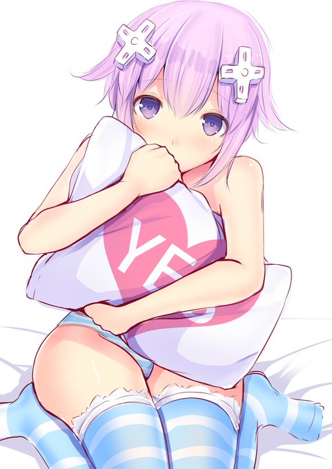 ネプテューヌがこちらをみている。 