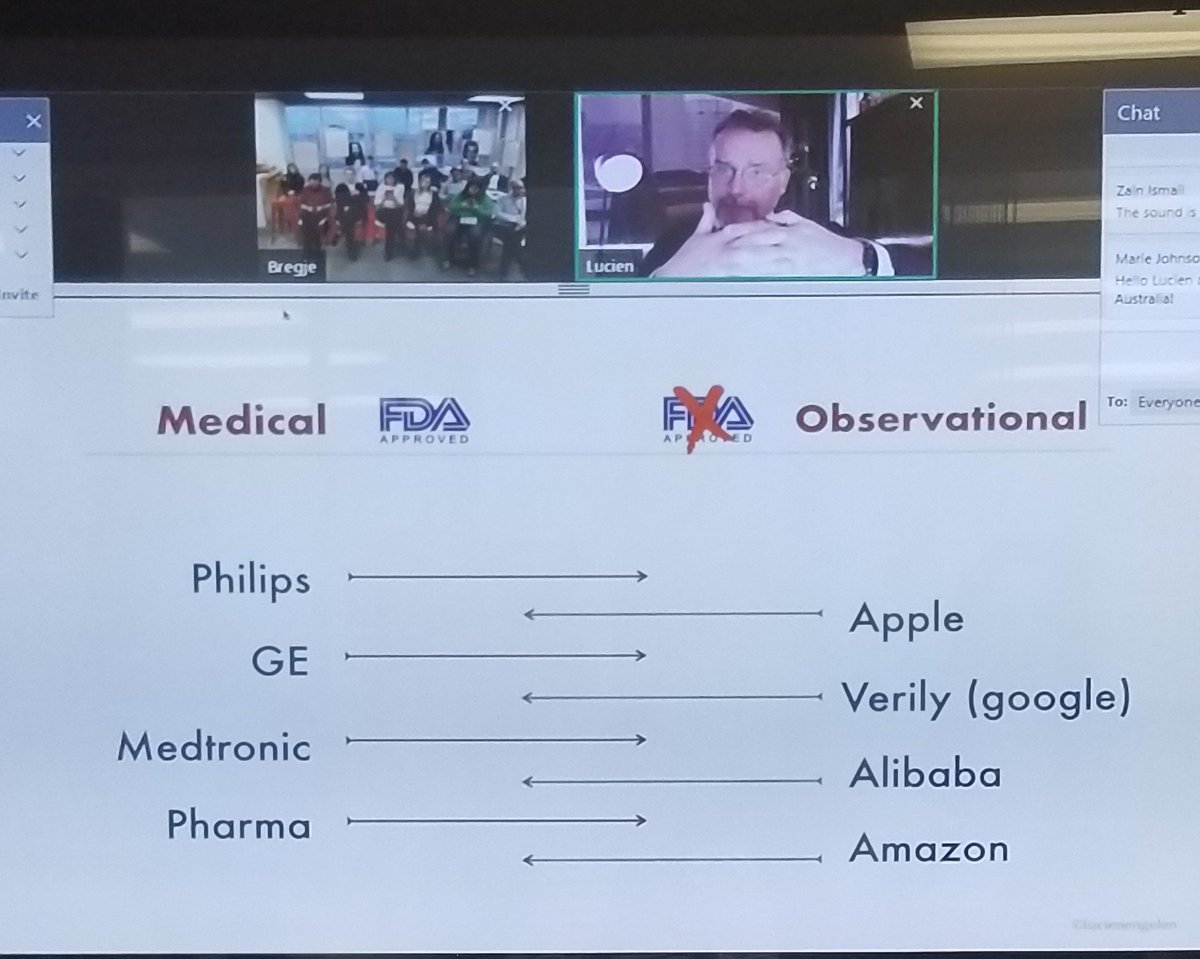 mackerman123's tweet photo. Data liberation...when medical tech meets observational tech #AugmentedHealth @lucienengelen @SEFutures https://t.co/mjNO6DPkEc