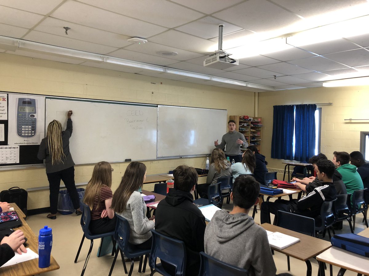 ES_Skyhawks's tweet photo. CEED is here! Thank you Barrinique & Nathan @CEED_NS #ESSAlumni https://t.co/QRy08rFeXp