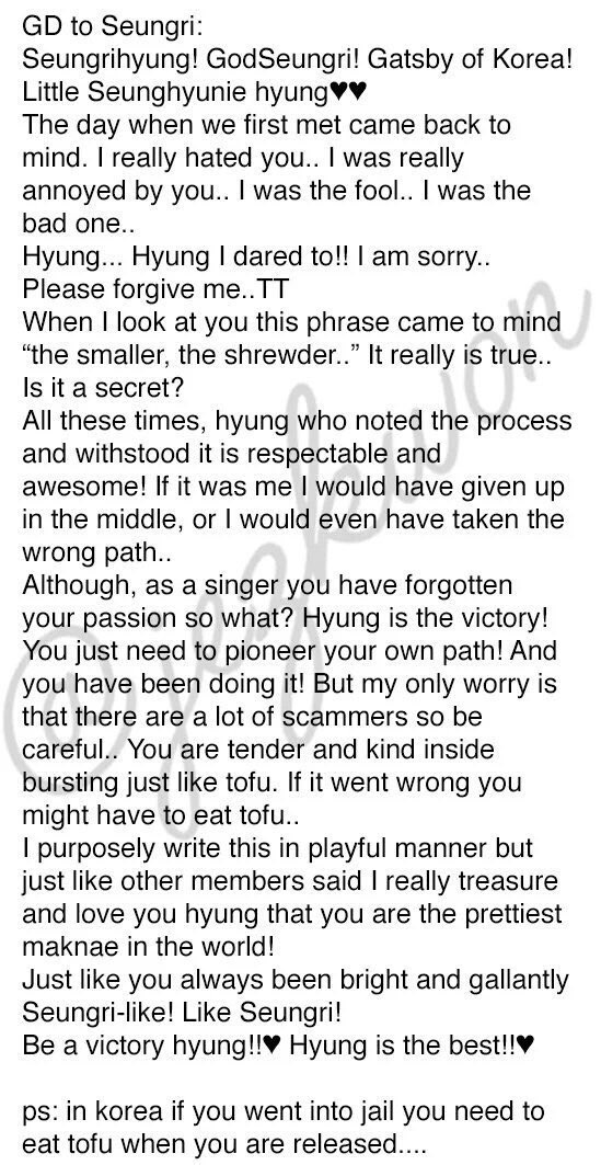 yoyoun5u's tweet photo. remember when bigbang writes a message to each other and here is for uri seungri from his hyungs 

#BIGBANGIS5FOREVER 
#WeLoveYouSeungri #SeungriYouHaveUs https://t.co/xJ9dsWRg8Z