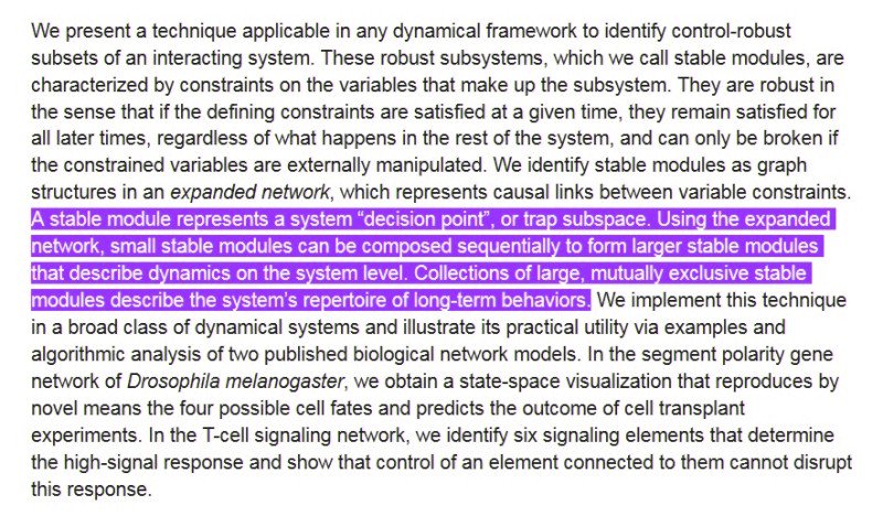 Eschersand's tweet image. Identifying (un)controllable dynamical behavior in complex networks: journals.plos.org/ploscompbiol/a…
#ComputationalComplexity #ComplexityScience #SentientEvolution #SuperSpecies&apos;