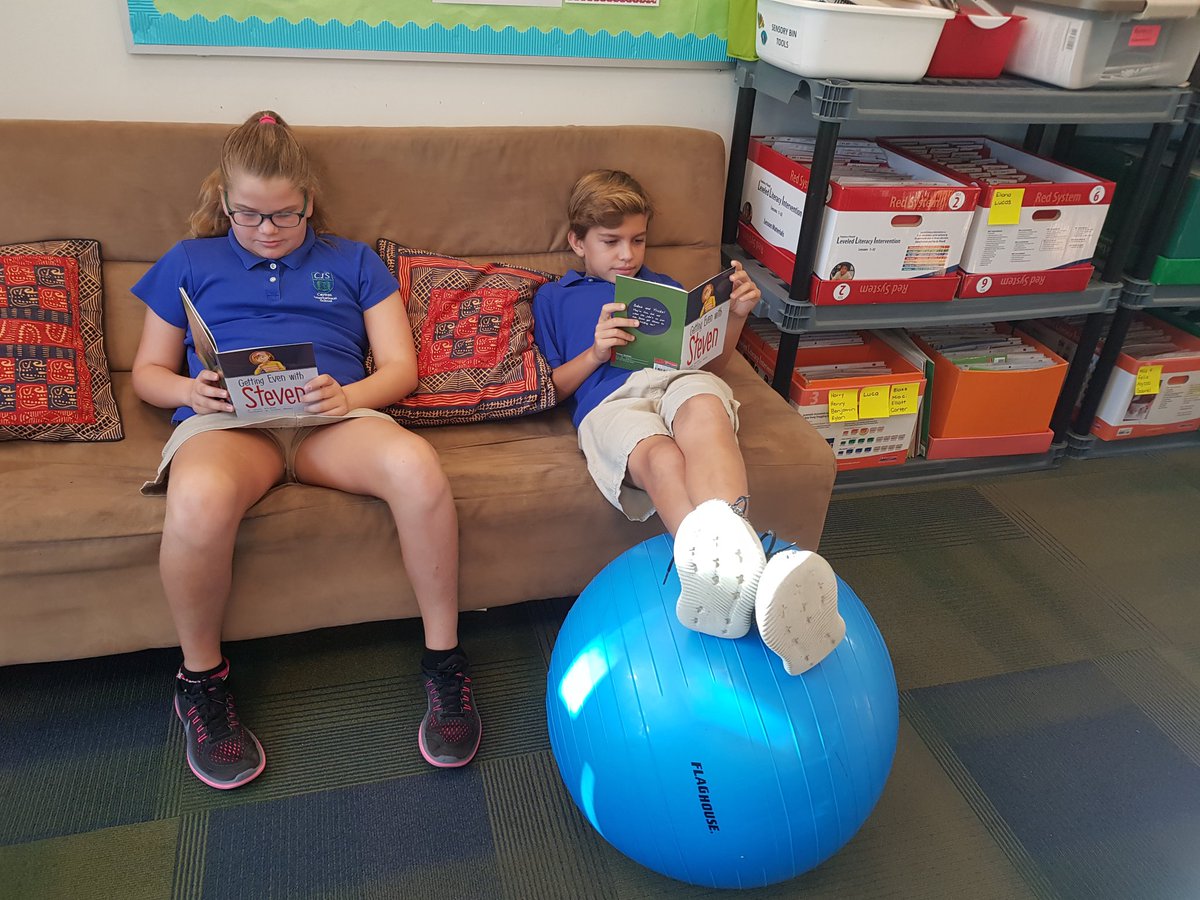 Ms_TatumA's tweet image. Starting off Literacy Month with some Monday morning reading #cisreads #cisinspires