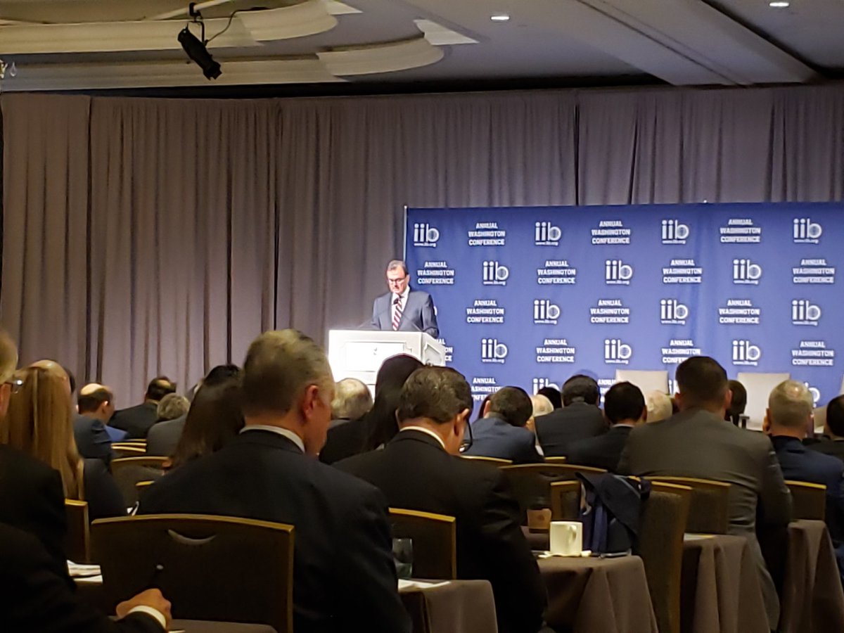 DanRyanWallSt's tweet photo. Craig Phillips, counselor @USTreasury, says he expects #Volcker 2.0 may need to be reproposed after revisions #iibawc19 https://t.co/SIqipVXGRF