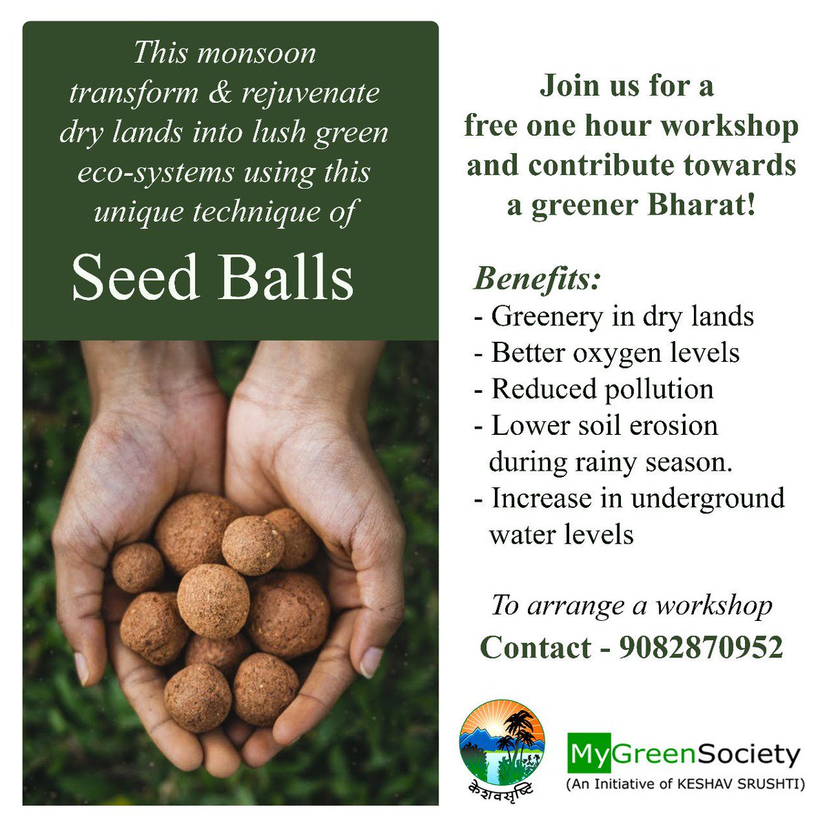 Help create #GreenMumbai 

A small step to help us breathe better in the years ahead.

#Mumbai #Environment #sustainable #cityforest #trees #seedballs