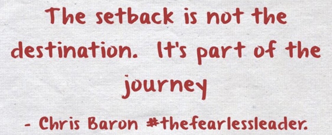chrisbaron717's tweet photo. Happy Monday!
As you begin your new week remember that setbacks are inevitable. However, they are not the destination just part of the journey. https://t.co/K5Vx0uZ8DU
