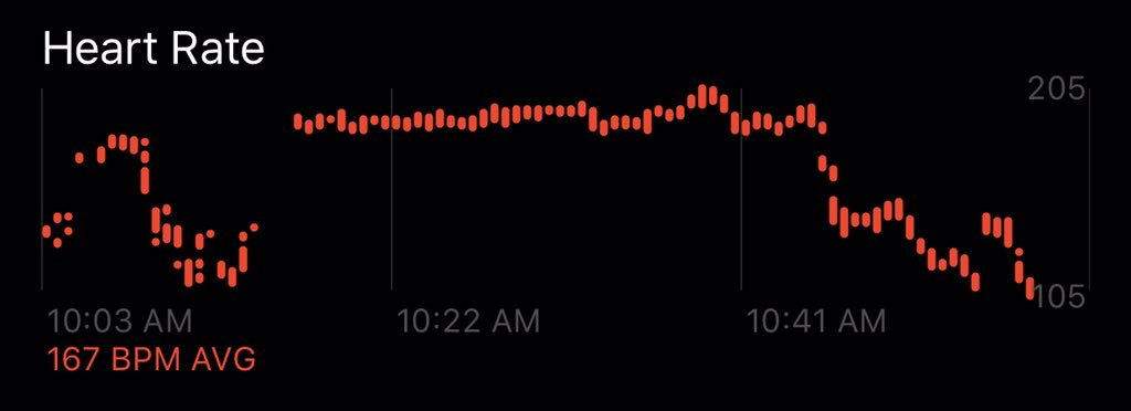 ArihantKalidin1's tweet photo. New max HR achieved. Yes, this is entirely related to SAGES. https://t.co/0lWOYMH1Xy