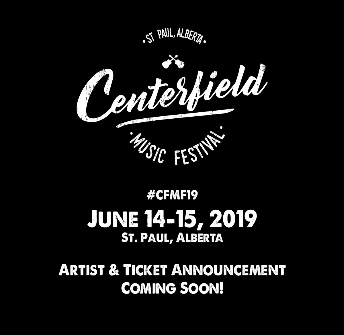 Centerfieldfest's tweet photo. We cannot wait! #CFMF19 - presented by MCSNet - is back this June; and it's gon' be a party! Line-up & on-sale info dropping soon! @840CFCW @RealCountry977 https://t.co/wor1ztBOAy