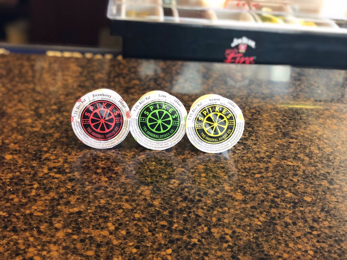 Brixx is now serving spiked ice by Spikes! Add a kick and chill to your drink or enjoy a cold treat with a kick! Now serving strawberry, lemon, and lime for $3!
