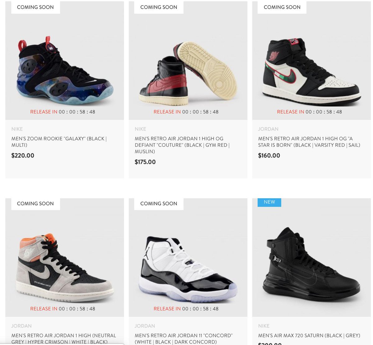 concord restock 2019