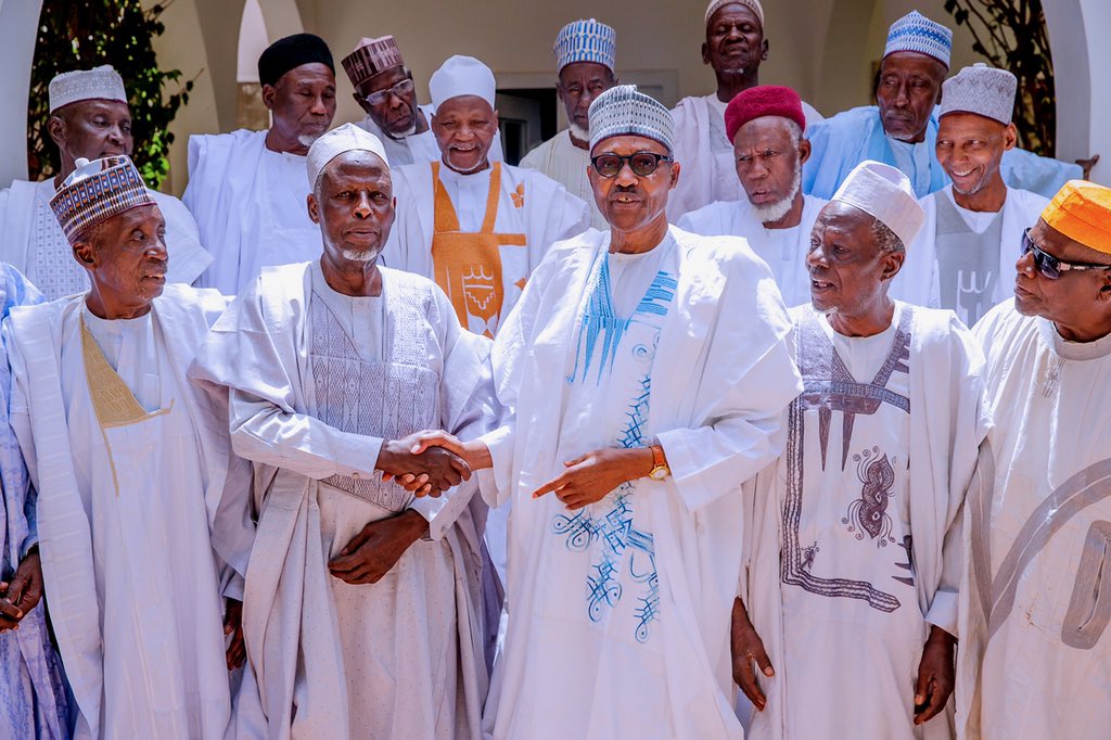 Bashir Ahmad, OON (@bashirahmaad) on Twitter photo President <a href="/MBuhari/">Muhammadu Buhari</a> receives in courtesy visit his classmates (1953) Katsina Middle School today in his hometown, Daura Katsina State. President <a href="/MBuhari/">Muhammadu Buhari</a> receives in courtesy visit his classmates (1953) Katsina Middle School today in his hometown, Daura Katsina State.