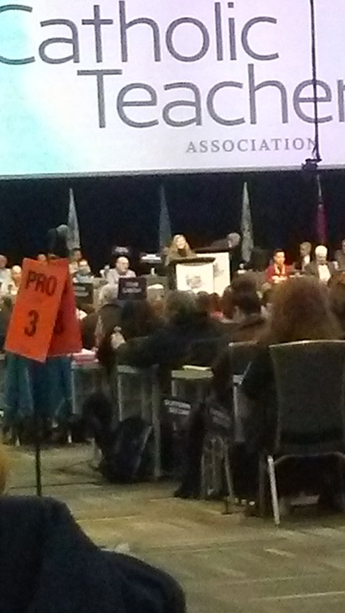 JamesJJRyan's tweet photo. Minister of Education @LisaThompsonMPP addresses the delegates at the 75th #OECTAAGM2019. #onpoli #ottnews #onted #oecta #canlab #OECTA75 #pcpo #ondp #olp #CatholicTeachers https://t.co/Mr4DoiVinK