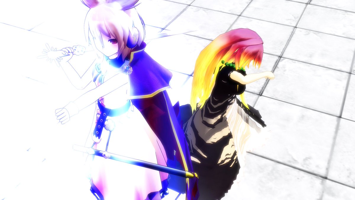 亜紀 On Twitter ダメージエフェクトもなんとなく使い方わかったわ E ひじりんの服を ビリビリに ぐふ