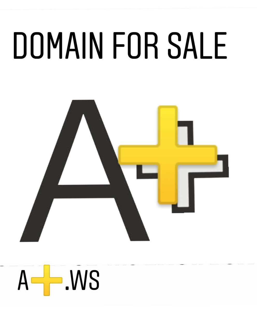 ResortsTM_com's tweet photo. http://A➕(.)ws
Emoji domain for Sale
Marketing tool used to forward traffic or direct traffic from social media. A➕ ratings, scores, certification, and on
#➕
#emoji
#domains
#A➕
#education
#training
#highereducation
#technology
#marketing
#wordpress
@aplusapp
@CompTIA
@applus https://t.co/CbQcbA7reY