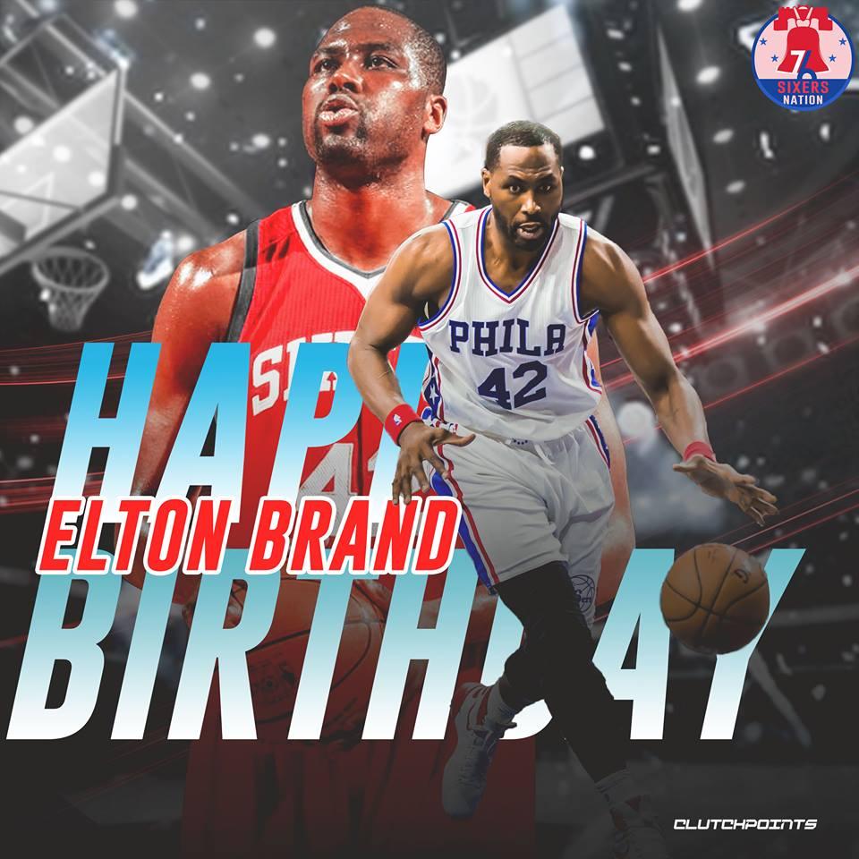 Happy 40th birthday to the 2x NBA All-Star, 2000 ROTY and our GM, Elton Brand!    