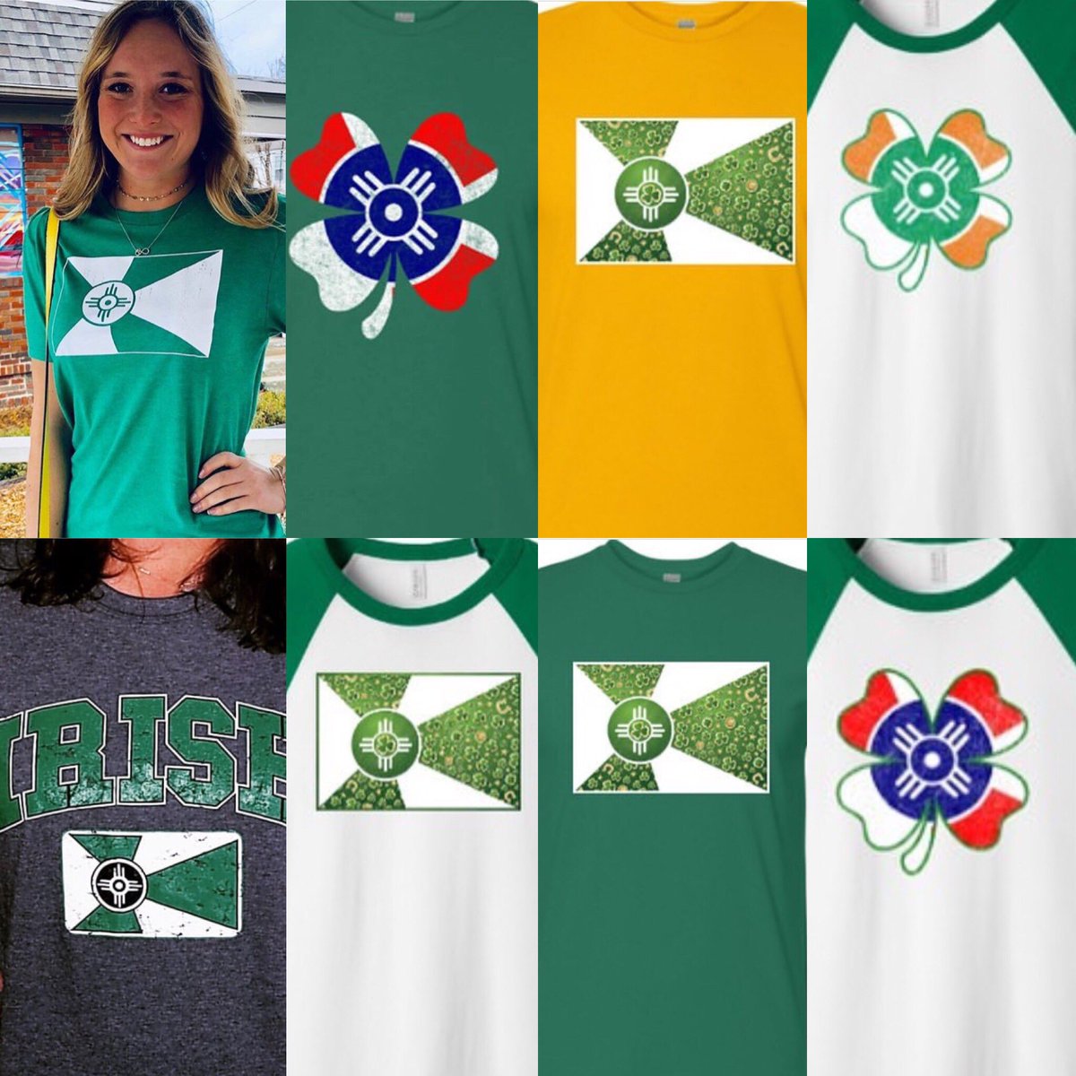 WichitaFlag's tweet image. Countdown to the annual St Patrick’s Day parade in @HistoricDelano. 
Who needs to rock a new shirt? Find your favorite at @wickedstitchapp, @superiorICT or Great Image Designs. Tag me if you find others. #stpatricksdayshirts #stpaddysday #ilovedelano 
#wichitaflag #ilovewichita