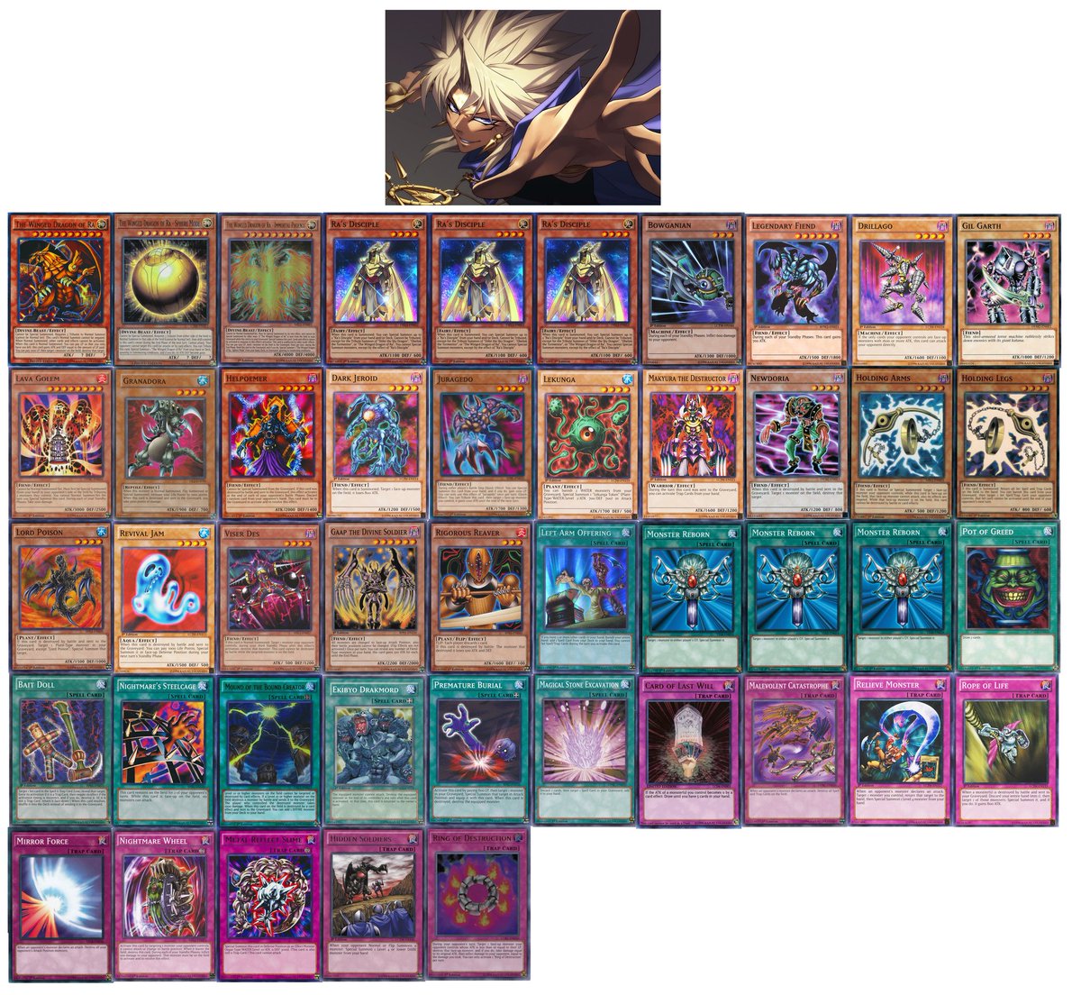 Yami Marik - Winged Ra Deck. 